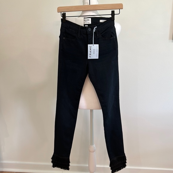 Frame Denim Denim - Frame Le High Skinny Triple Fringe High Rise NWT